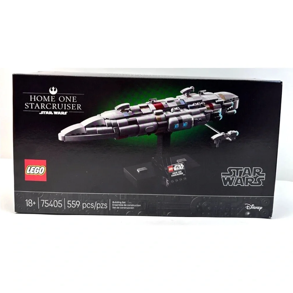 LEGO Star Wars Home One Starcruiser Set (75405) 579 Pieces 18+ NIB